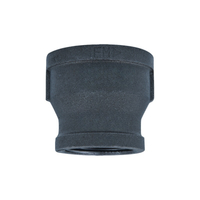Socket reducerende T-stuk pijpfitting – gegalvaniseerd of zwart schroefdraad smeedbaar ijzer, man-vrouw connector voor loodgieterswerk en brandbeveiliging