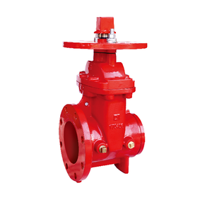 Baji Berdaya tahan NRS Gate Valve-Flanged X Beralur Hujung