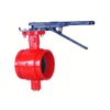 溝付バタフライバルブ