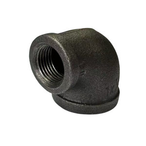 FM/UL Black Casting BMI Pipe Fittings Mengurangkan 90 Darjah Siku 