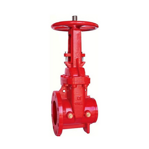 Baji Berdaya tahan NRS Gate Valve-Flanged X Beralur Hujung