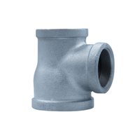 3-weg T-connector | 13mm GI smeedbaar ijzeren pijpfitting 25x20x20 T/Y tak voor sanitairsystemen