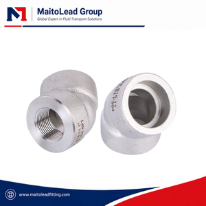 Codo de 45 grados ASTM A105 Acero al carbono SS304 SS316 Soldadura de z&oacute;calo de acero inoxidable